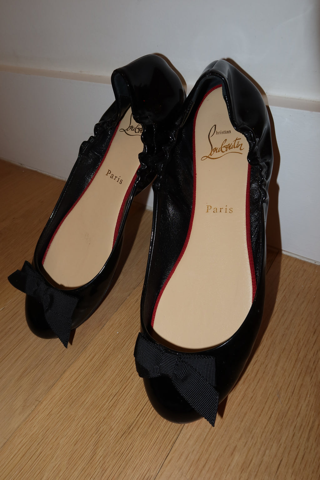 Vintage Louboutin Bow Ballet Flat - EU 37