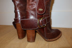 Vintage Chloé Paddington Leather Buckle Boots - EU 37.5