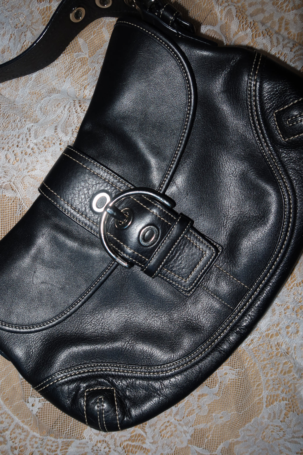 Vintage Black Coach Soho Bag