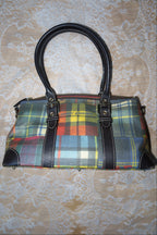 Vintage Plaid Dooney and Bourke Bag