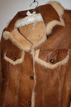 Vintage Caché Suede and Fur Jacket - US S