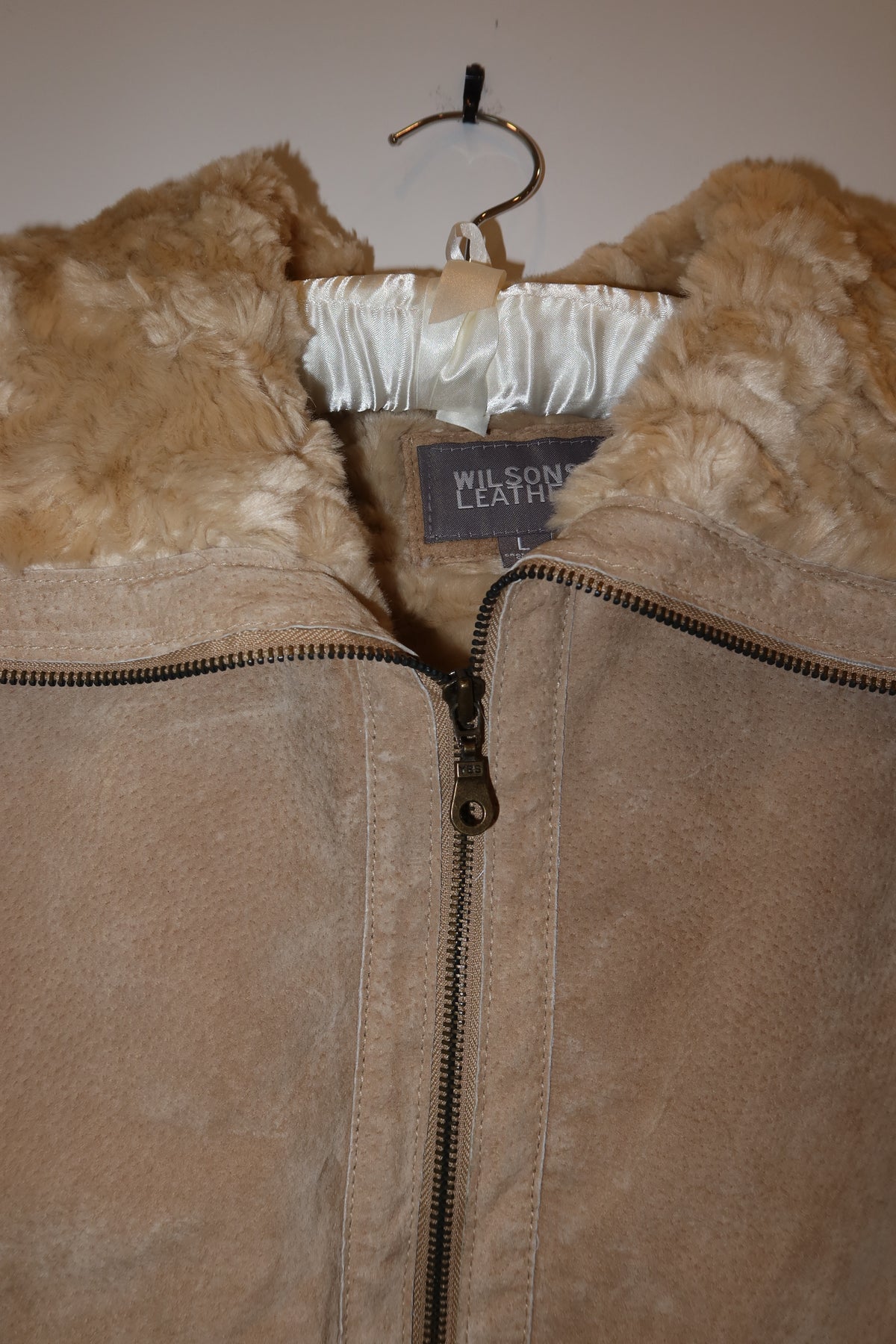 Vintage Suede and Shearling Jacket - US L
