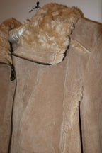 Vintage Suede and Shearling Jacket - US L