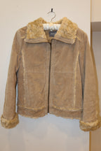 Vintage Suede and Shearling Jacket - US L