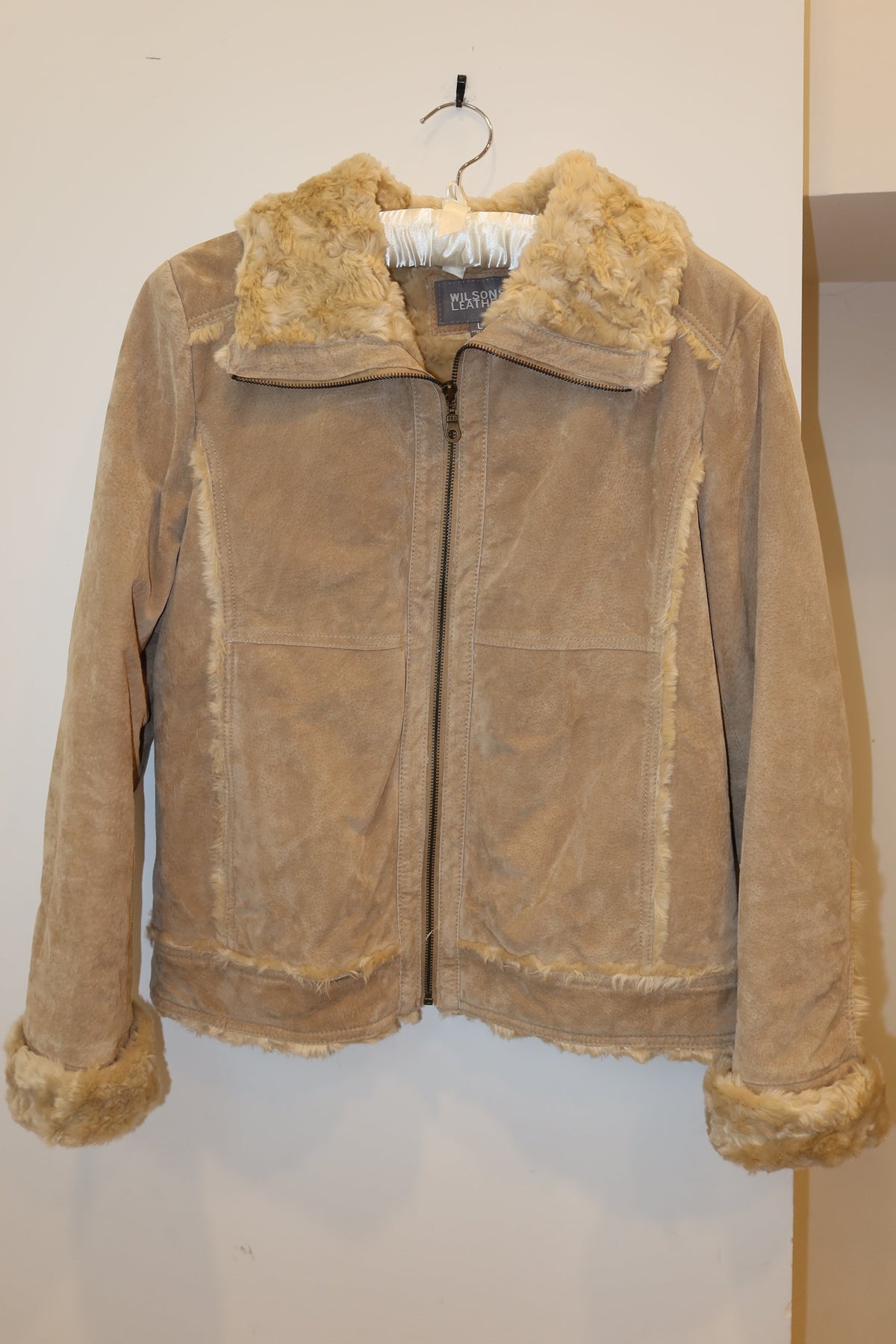 Vintage Suede and Shearling Jacket - US L
