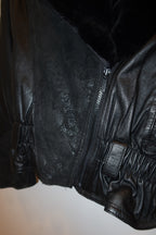 Vintage Wilson Leather and Fur Collar Jacket - US S
