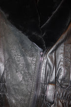 Vintage Wilson Leather and Fur Collar Jacket - US S